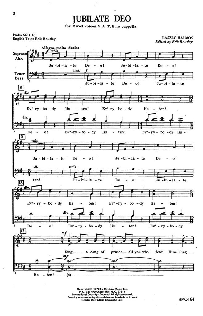 Jubilate Deo